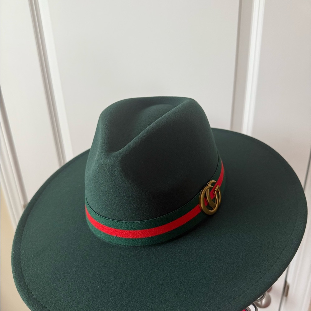 Odiva Green Fedora Hat